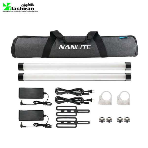 نور نانلایت دوتایی Nanlite PavoTube 30C kit RGBW LED Tube نور نانلایت دوتایی Nanlite PavoTube 30C kit RGBW LED Tube