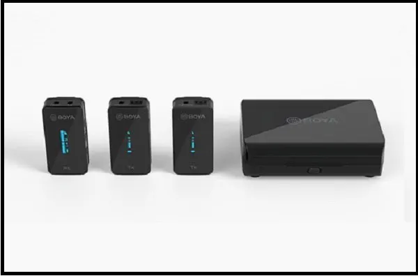 شارژدهی عالی باتری میکروفون یقه ای بی سیم Boya BY-XM6-S2 Digital Microphone System