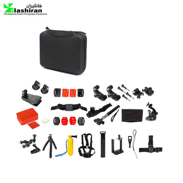 کیت کامل لوازم جانبی گوپرو Gopro Accessories Combo Kit 55 in 1 کیت کامل لوازم جانبی گوپرو Gopro Accessories Combo Kit 55 in 1