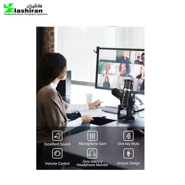 میکروفون جیماری Jmary MC-PW9 RGB