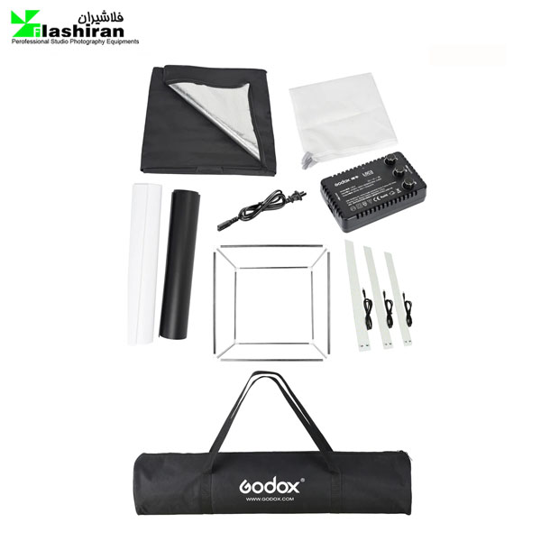 لایت باکس دیمر دار 3 خط Godox LED مدل LST40 لایت باکس دیمر دار 3 خط Godox LED مدل LST40