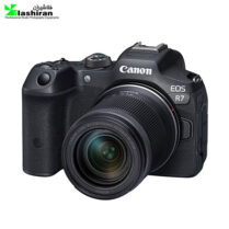 دوربین بدون آینه کانن CANON EOS R7 با لنز 150-18 دوربین بدون آینه کانن CANON EOS R7 با لنز 150-18