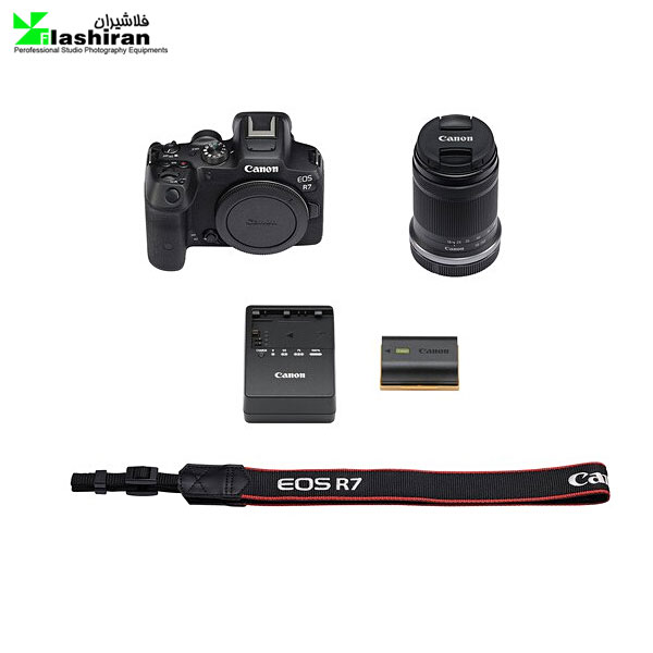 دوربین بدون آینه کانن CANON EOS R7 با لنز 150-18 دوربین بدون آینه کانن CANON EOS R7 با لنز 150-18