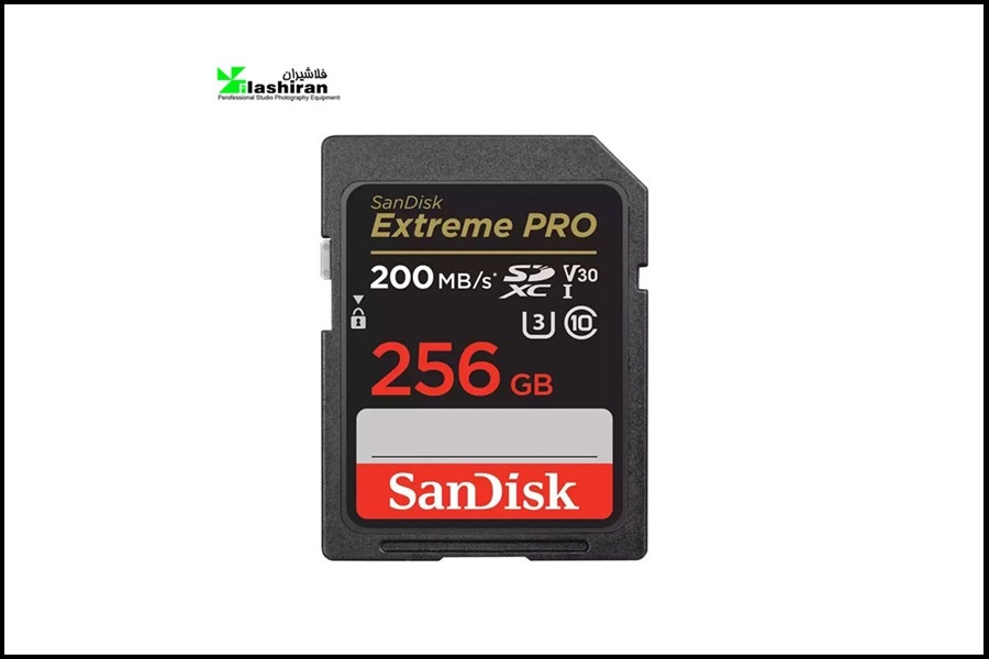 کارت حافظه اس دی 256 گیگ با سرعت 200 مگابایت SanDisk SD 256GB Extreme PRO200MB